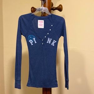 ladies Long sleeve PINK T-shirt